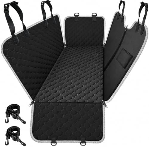 Mancro Dog Car Seat Cover for Back Seat, Waterproof Dog Hammock for Car by Mancro