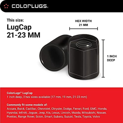 ColorLugs Vinyl Lug Nut Cover | Black | Flexible Fit Wheel Lug Nut Cap | Fits - Image 3