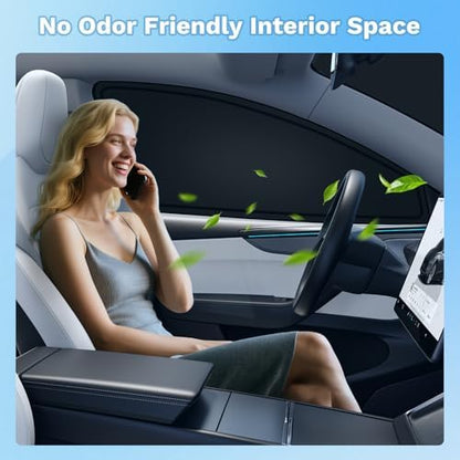 KUST Car Window Shades for Subaru Forester 2019-2024 Windshield Sun Shade Side - Image 6