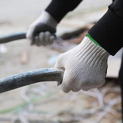 Evridwear Cotton Polyester String Knit Shell Safety Protection Work Gloves - Image 2