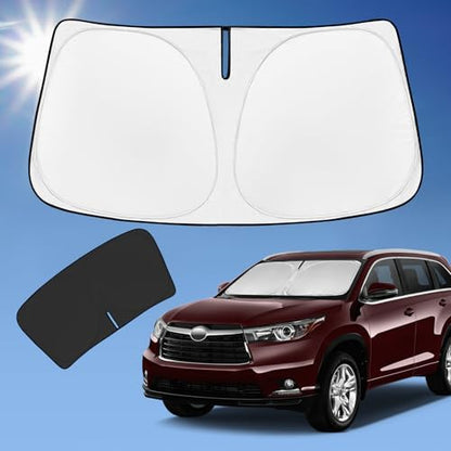for Toyota Highlander 2014-2019 Sun Shade Sunshade Windshield Cover by ZOIBVCARSUNSHADE