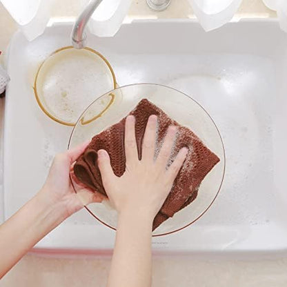 Homaxy 100% Cotton Waffle Weave Kitchen Dish Cloths 12-Pack - Image 4