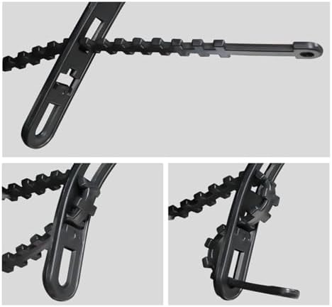 Temporary Tire Straps, Anti Skid Snow Tire Chains, Tire Zip Ties - Image 7