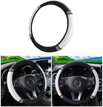 Osilly 15 Inch Rhinestone Leather Steering Wheel Cover by Osilly