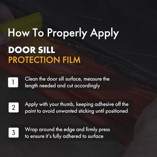 XPEL Clear Universal Door Sill Guard Protection Film, PPF Kit - Image 3