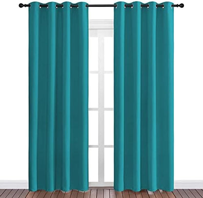 NICETOWN Room Darkening Curtains 86 inch Length 2 Panels, Thermal Insulated - Image 2