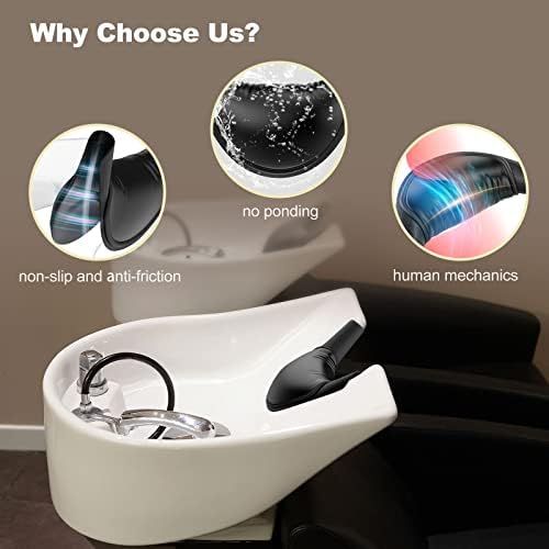 AISEELY Shampoo Bowl Neck Rest for Salon, Salon Shampoo Neck Rest Cushion - Image 4