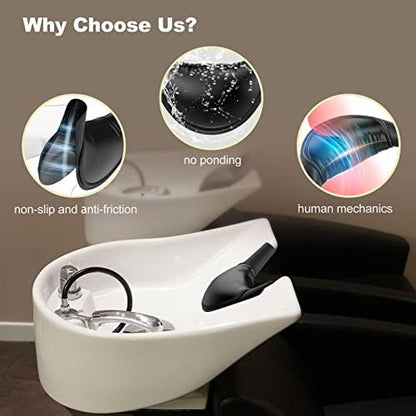 AISEELY Shampoo Bowl Neck Rest for Salon, Salon Shampoo Neck Rest Cushion - Image 4
