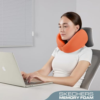 Skechers Memory Foam Neck Pillow, Comfortable & Breathable Travel Pillow - Image 4
