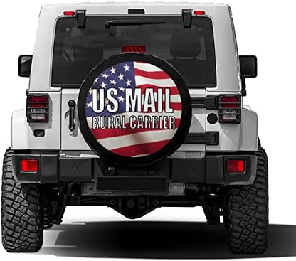 US Mail Rural Carrier Spare Tire Cover Wheel Tire Cover Fit Trailer, SUV and - Image 2