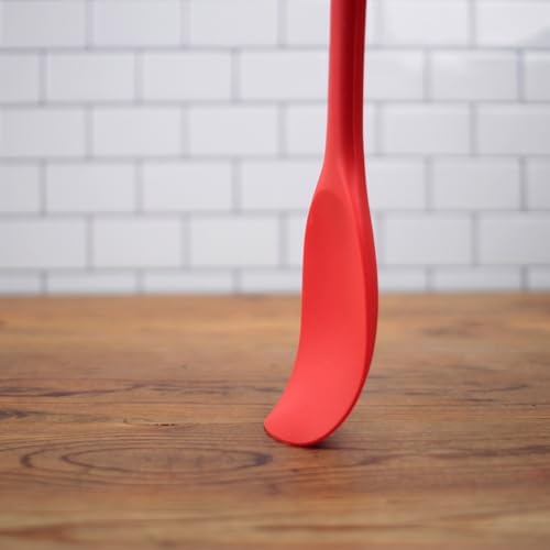 RSVP International Ela's Favorite Silicone Spatula Spoon, Scrape Sauces - Image 2