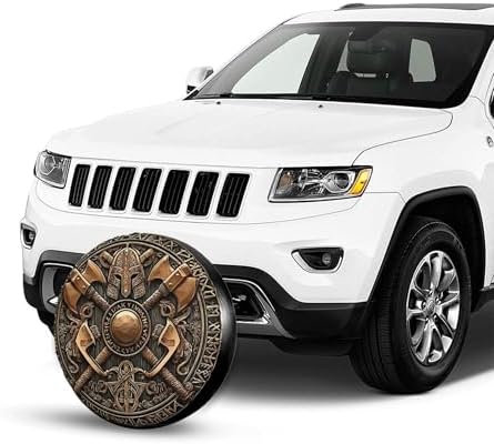 Viking Axe Spare Tire Cover Wheel Protectors Weatherproof Sun Protection Covers - Image 4