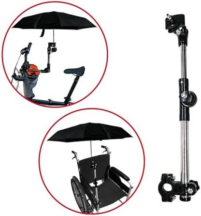 Umbrella Mount Holder with umbrella, Universal 180° Adjustable Umbrella Holder - Image 6