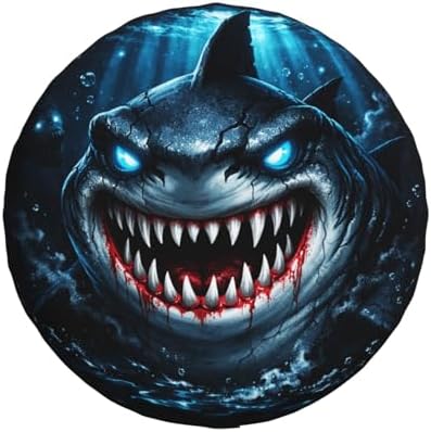 Shark Spare Tire Cover Weatherproof Wheel Protectors Universal Wheel Covers - Image 2