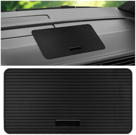 Craedli Car Dashboard Anti-Slip Mat, 11.81"×5.94" Waterproof PVC Phone Gripping by Unknown