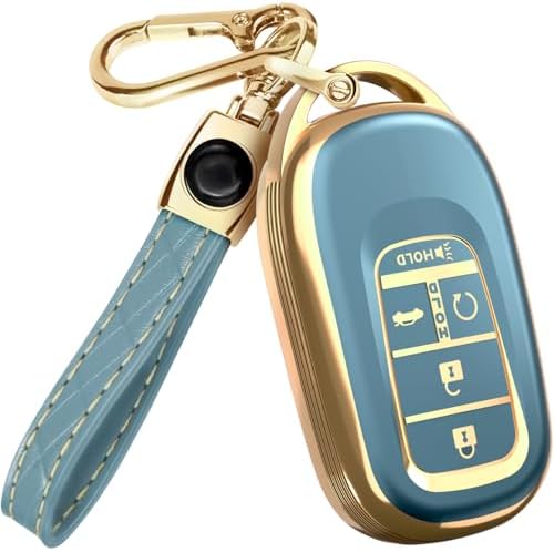 Lucrum Compatible with Honda Key Fob Cover & Keychain by Lucrum