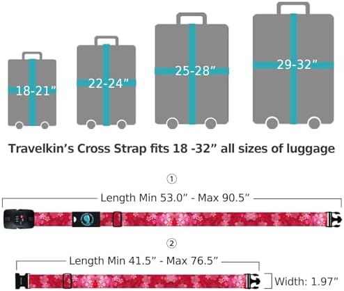 Travelkin Luggage Straps TSA Approved, Suitcase Straps - Image 4