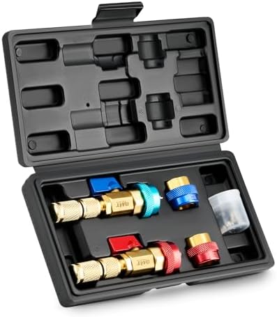 OMT AC Valve Core Removal Tool, R134a R1234yf R22 AC Schrader Valve Tool by OrionMotorTech
