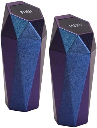 Ginsco Car Trash Can with Lid, 2 Pack Mini Car Trash Can Cup Holder, Cars by Ginsco