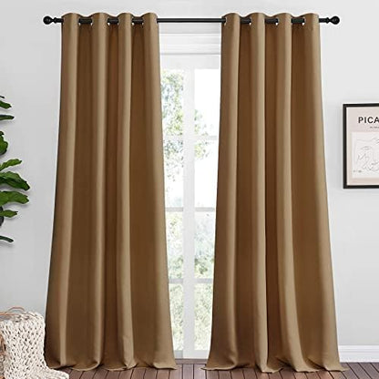 NICETOWN Sleek Blackout Curtains 96 inches Length by NICETOWN