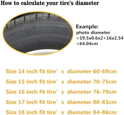 Spare Tire Cover PU Leather, Halloween Night Scene Wheel Covers Waterproof - Image 5