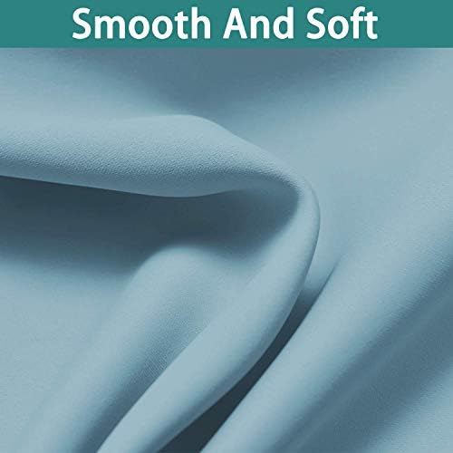 Yakamok Sky Blue Blackout Patio Door Curtain Panels W100 x L84, 1 Panel - Image 7