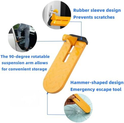 Car Door Step for Roof Access, Extended Folding Door Latch Step, Non-Slip - Image 3