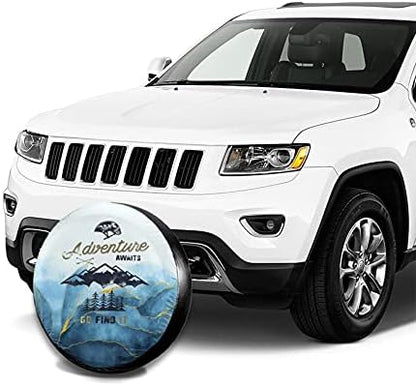 Siski Adventure Awaits Go Find It Spare Tire Cover Wheel Protectors - Image 4