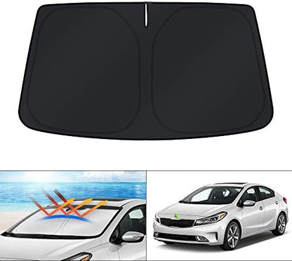 KUST Windshield Sun Shade for Kia Forte 2014 2015 2016 2017 2018 Accessories by KUST