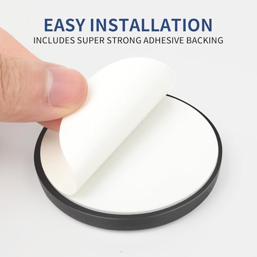 10 Pack 2.36inch Safety Reflectors Yellow Round Self-Adhesive Reflectors - Image 5