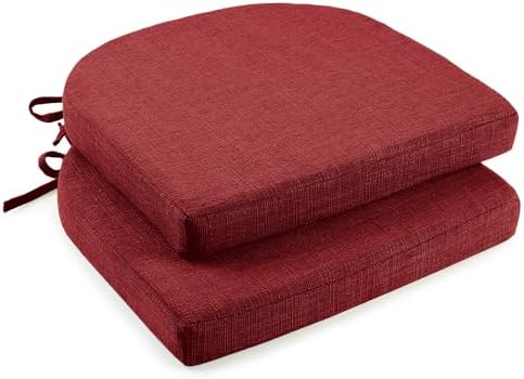 downluxe Indoor Chair Cushions for Dining Chairs, Soft and Comfortable Textured by Downluxe