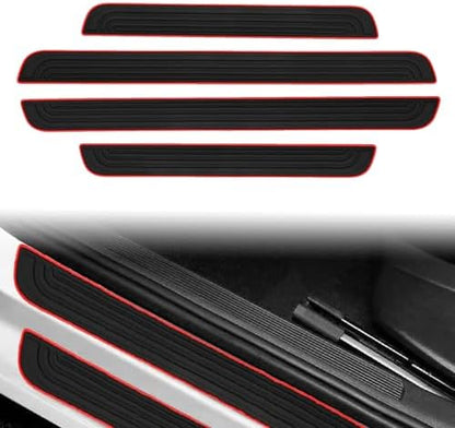 4 Pieces Universal Car Door Sill Protectors Anti Scratch and Waterproof Door by Unknown