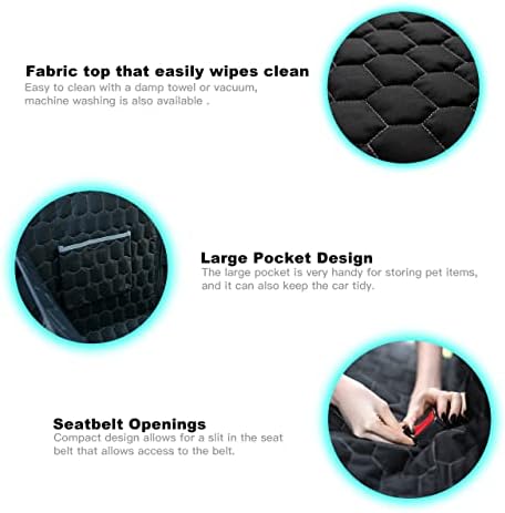 Meginc Dog Seat Covers for Back Seat, Dog Car Seat for Tesla Model 3, 100% - Image 5