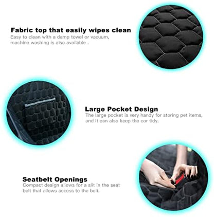 Meginc Dog Seat Covers for Back Seat, Dog Car Seat for Tesla Model 3, 100% - Image 5