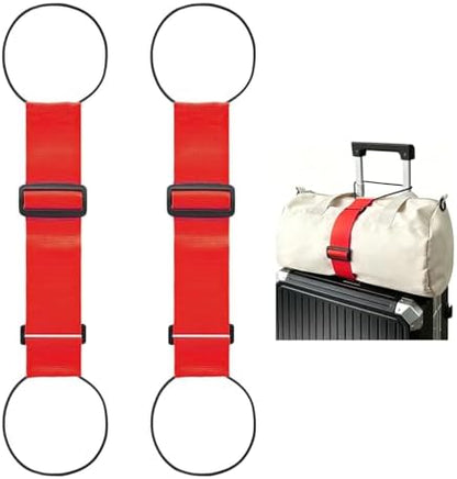 2 Pack Multi Use Strong Adjustable Luggage Connector Straps by Unknown
