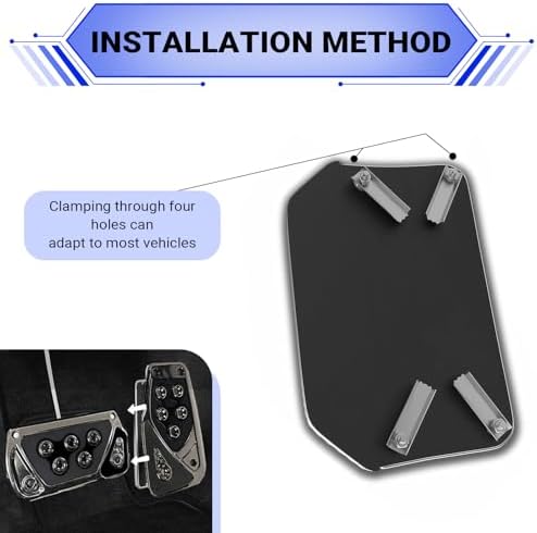 2 PCS Car Pedal Covers, Automotive Accelerator Brake Pedals Cover, Anti-slip No - Image 4