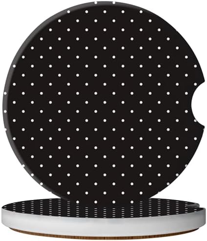 2 Pack Car Coasters for Cup Holders, Cute Car Accessories Interior by YeeCASE