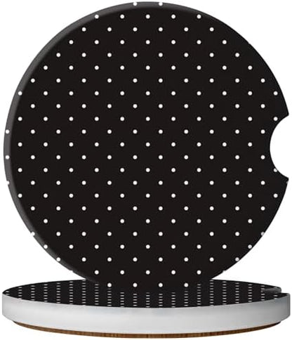 2 Pack Car Coasters for Cup Holders, Cute Car Accessories Interior by YeeCASE