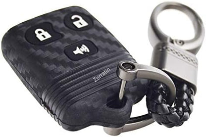 Carbon Silicone Key Fob Cover Protector by Zorratin