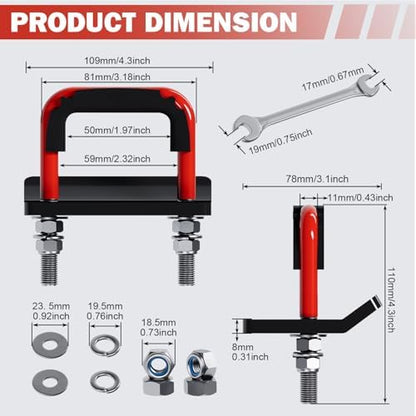 2 Packs Hitch Tightener, Trailer Hitch Stabilizer - Image 4