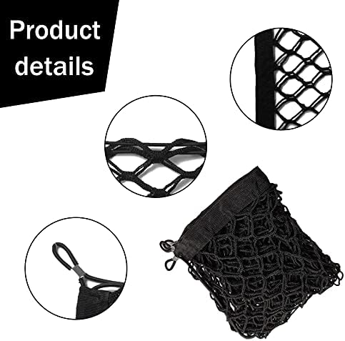 Amiss 2 Packs Cargo Net Stretchable, Adjustable Elastic Trunk Storage Net - Image 4
