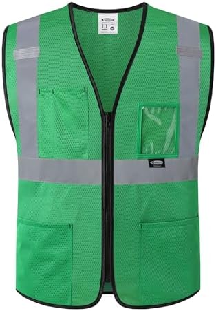 JKSafety Safety Vest for men women Hi Vis Vest by JKSafety