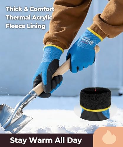 KAYGO Winter Work Gloves Thermal Insulated, PU Coated, 12 Pairs - Image 2