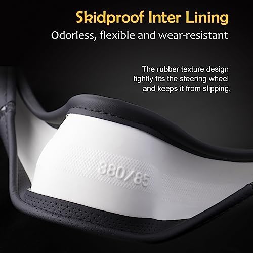 Black Steering Wheel Cover - Image 6