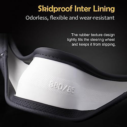 Black Steering Wheel Cover - Image 6