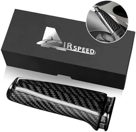 AIRSPEED Carbon Fiber for BMW Handbrake Cover Grip Handle Lever Compatible by AIRSPEED