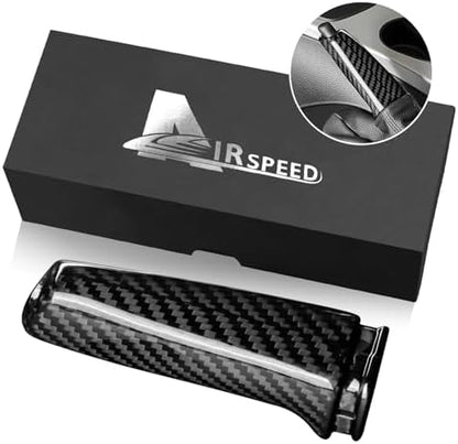 AIRSPEED Carbon Fiber for BMW Handbrake Cover Grip Handle Lever Compatible by AIRSPEED