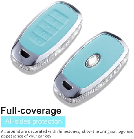 for Hyundai Key Fob Cover with Keychain, 5 Buttons - Image 4