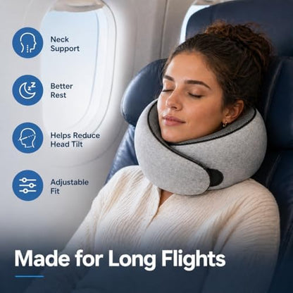 Purroch G-Shape Memory Foam Travel Pillow, Neck Pillow - Image 4