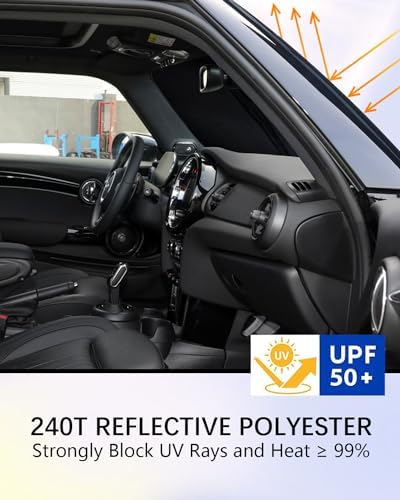 Foldable Front Windshield Sunshade Fit - Image 3